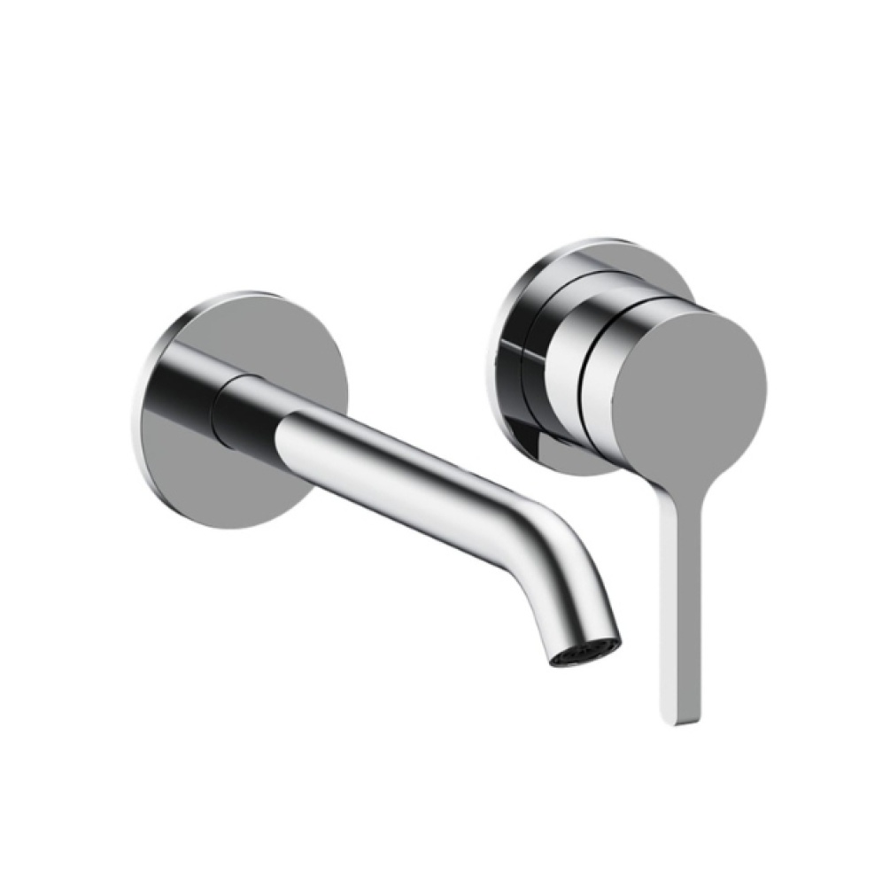 Cut out image of the Britton Hoxton 2.0 Chrome Wall Mounted Basin Mixer Tap